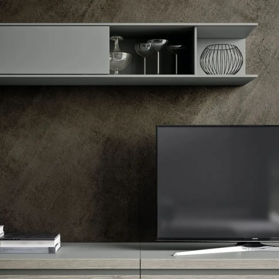 Parete attrezzata System day Orme in stile moderno a prezzo scontato