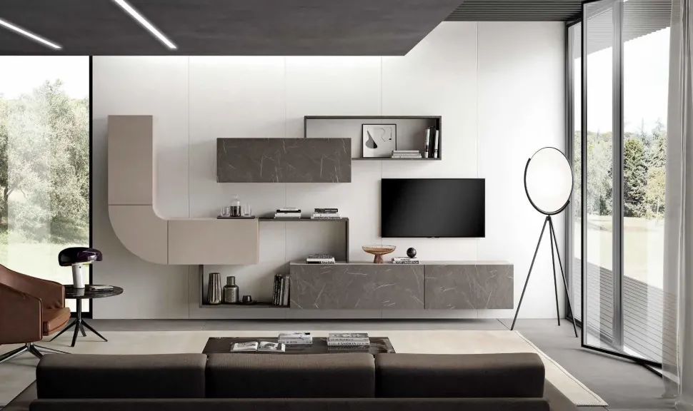 Parete attrezzata Velvet 180 di Artigianmobili in OFFERTA OUTLET