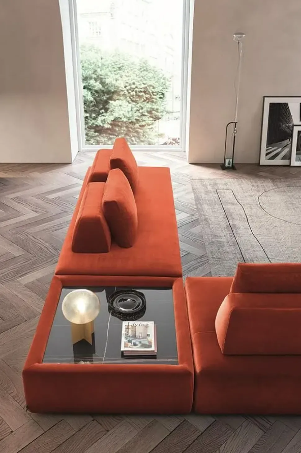 Platform tessuto in poliuretano Felis in Offerta Outlet