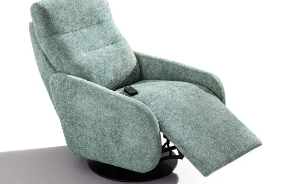 Poltrona con movimento relax Caleido in Tessuto Samoa a prezzi convenienti