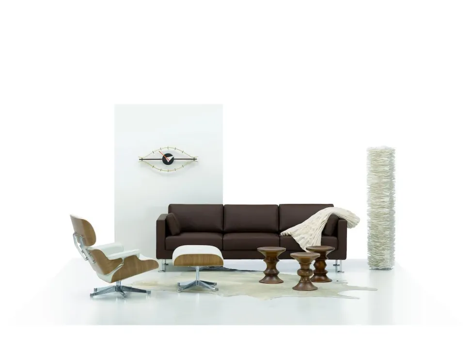 Poltrona con poggiapiedi Lounge chair & ottoman a prezzo Outlet