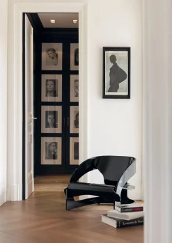 Poltrona con seduta fissa Joe colombo Kartell in Offerta Outlet