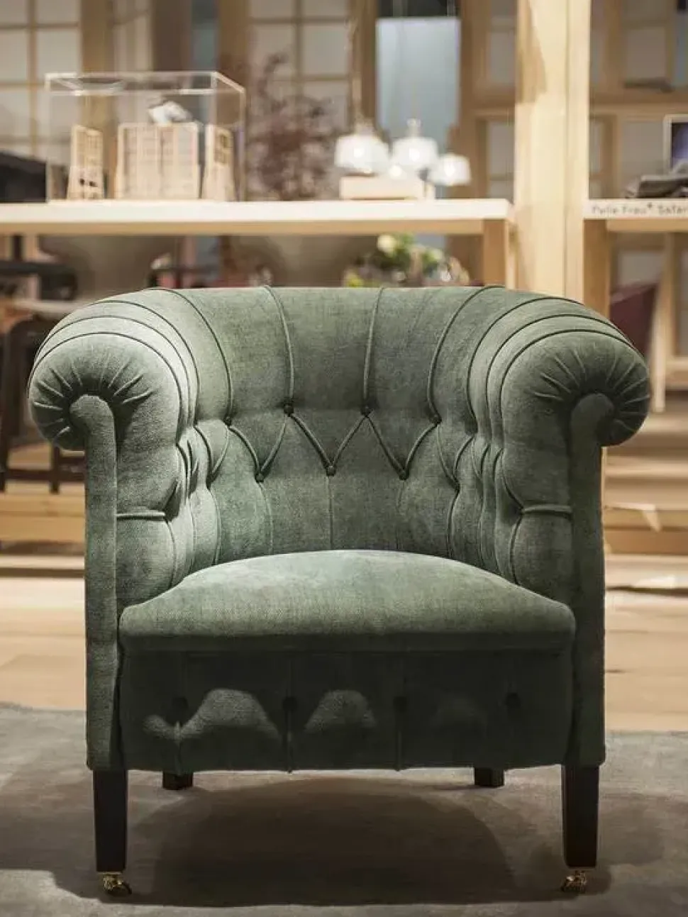 Poltrona con seduta fissa Fumoir Poltrona frau a prezzo Outlet