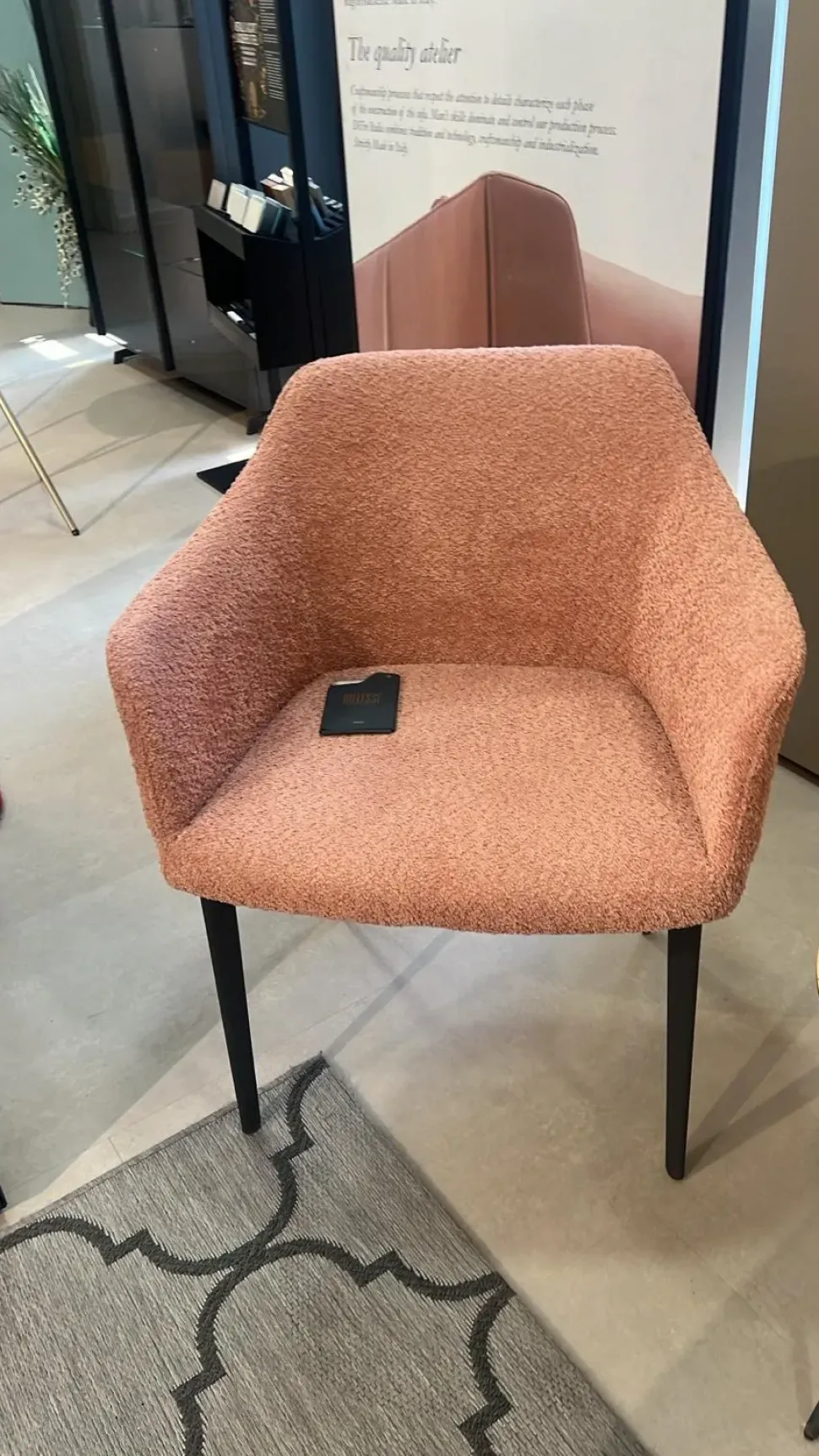 Poltrona con seduta fissa Carmen Riflessi a prezzo scontato