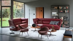 Poltrona con seduta fissa Letizia Poltrona frau a prezzo Outlet