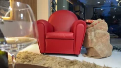 Poltrona con seduta fissa Vanity fair Poltrona frau a prezzo Outlet  approfittane ora!