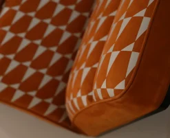 Poltrona con seduta fissa Poltrona greta printed Baxter in Offerta Outlet