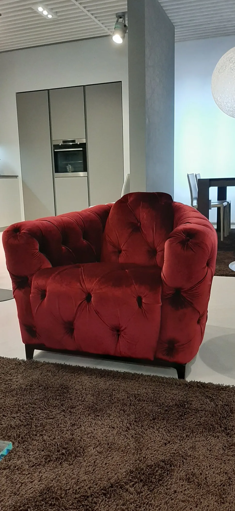 Poltrona Deliziante Calia in Tessuto SCONTATA