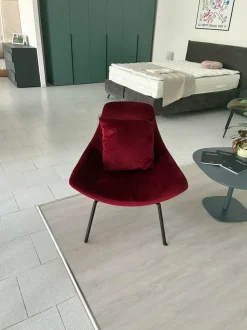 Poltrona in Microfibra Thelma Doimo salotti in Offerta Outlet