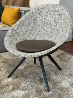 Poltrona in Pelle Trist Artigianale in Offerta Outlet