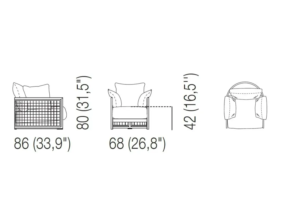 Poltrona in stile design Tiffany Artigianale in Offerta Outlet