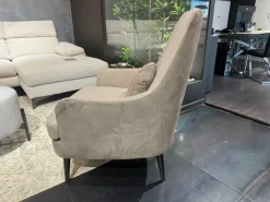 Poltrona in Tessuto Gemma Samoa a prezzo scontato