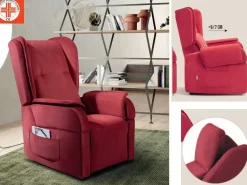 Poltrona Isabel con movimento relax a marchio Benessere relax con uno sconto esclusivo