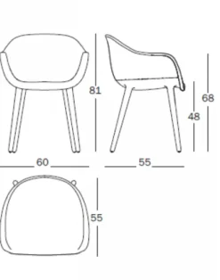 Poltrona modello Poltroncina cyborg lady azzurra magis Magis ad un prezzo vantaggioso