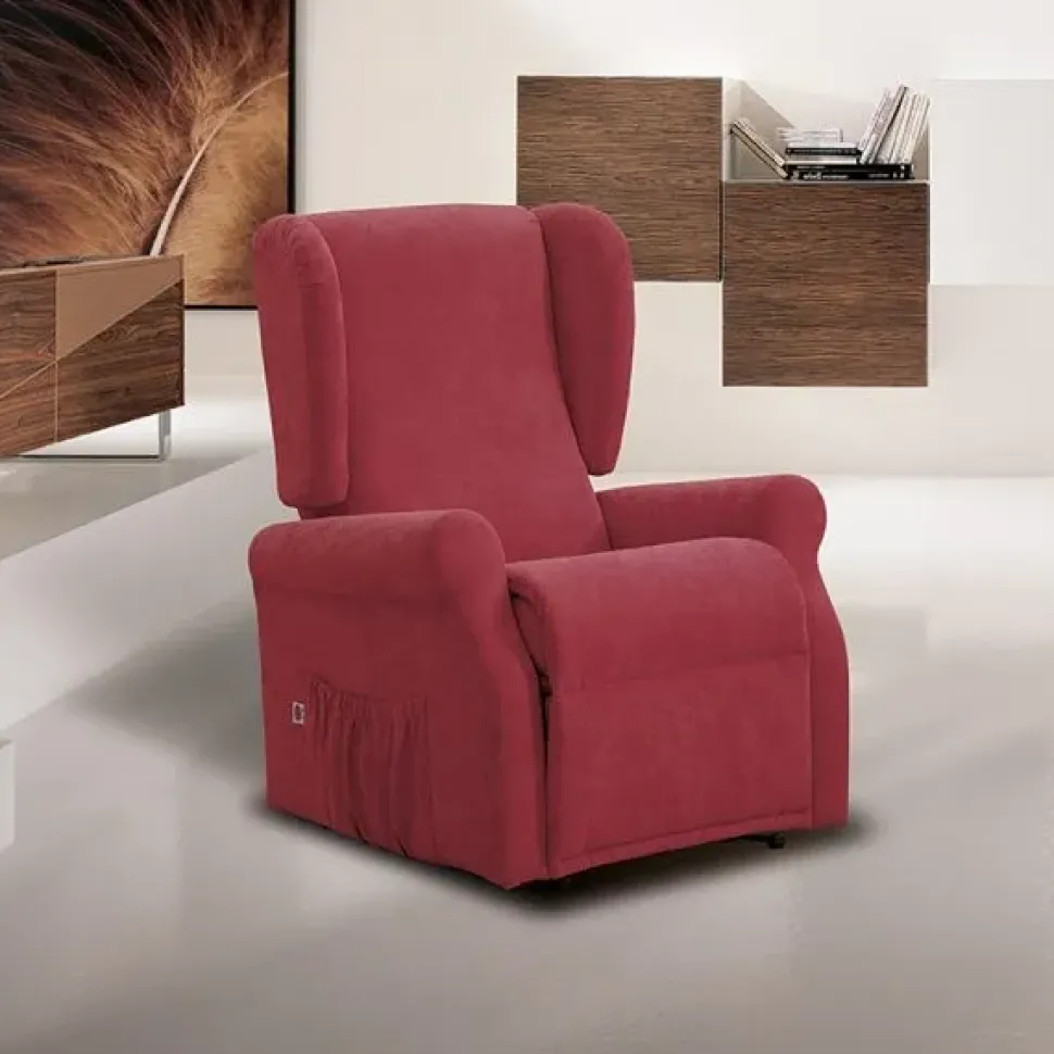 Poltrona relax Poltrona susa 2 motori alza persona kit sedia rotelle Artigianale PREZZI OUTLET