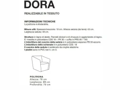 Poltroncina Dora a marchio Excò SCONTATA