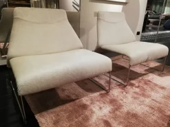 Poltroncina in stile design modello Lazy B&b italia a prezzo ribassato