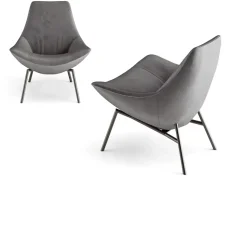 Poltroncina Thelma Con seduta fissa a marchio Doimo salotti in Offerta Outlet