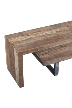 Porta tv di Outlet etnico modello Porta tv componibile in legno di recupero e metallo a PREZZI OUTLET