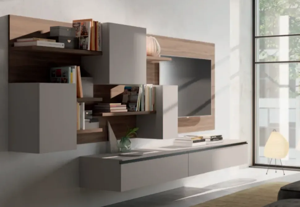 Richiedi il prezzo riservato della parete attrezzata Light day 02 di Orme