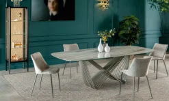 Scopri il Tavolo in Vetro Rettangolare Tenso Tonin Casa a prezzo scontato! Acquista ora!