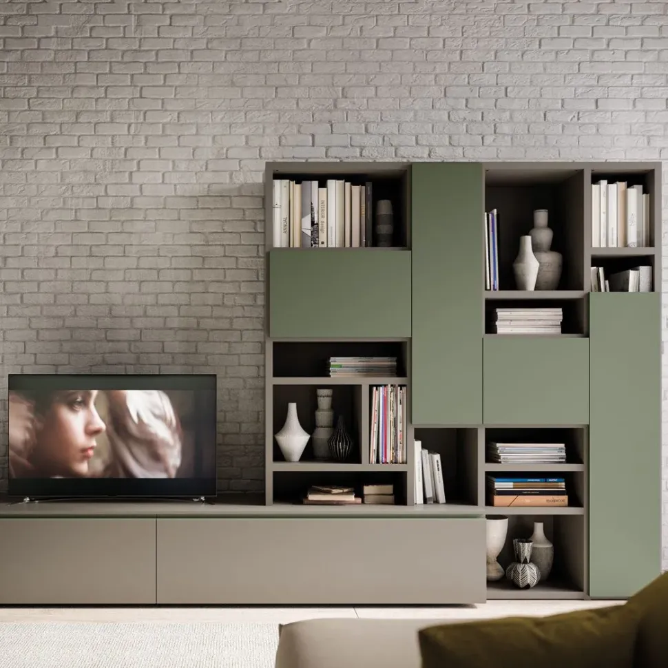 Scopri la Parete attrezzata Composizione evo 23 di Orme con uno sconto del 30%!