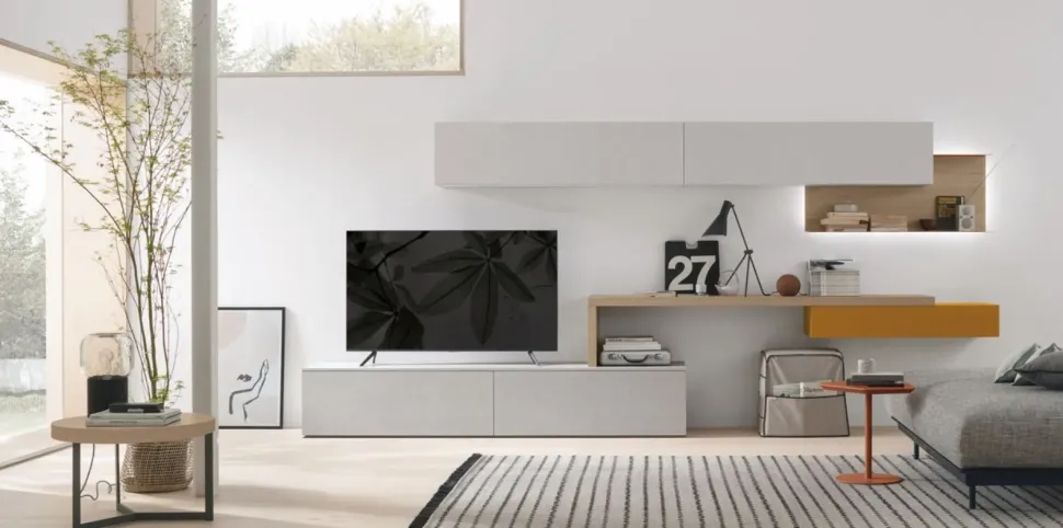 Scopri la parete attrezzata At120 Tomasella! Design moderno a prezzo scontato!