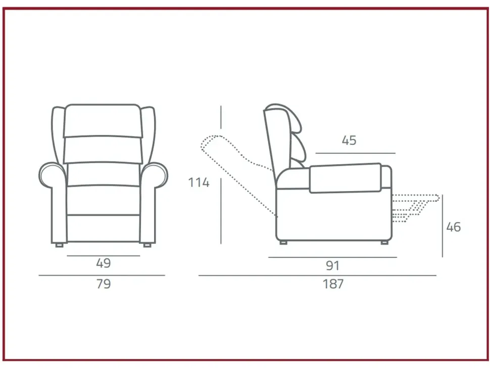 Scopri la Poltrona Relax Nuvola di Egoitaliano in Offerta Outlet! Movimento relax incluso.