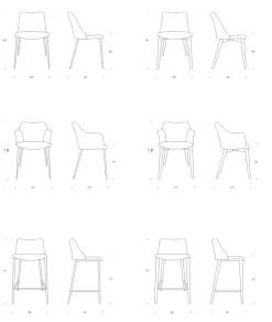 Sedia Agata di Tonin casa in OFFERTA OUTLET -29%