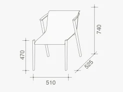 Sedia Bai lu Lema in OFFERTA OUTLET -19%