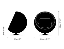 Sedia Ball eero aarnio Stark a prezzo ribassato