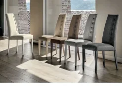 Sedia con schienale alto modello Bellinzona * a prezzo riservato