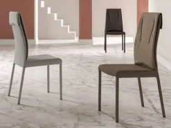Sedia con schienale alto Luxy Ozzio a prezzo Outlet