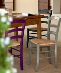 Sedia con schienale medio Paesana di 9010 a prezzo scontato