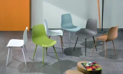 Sedia con schienale medio Betty Gipi a prezzo ribassato