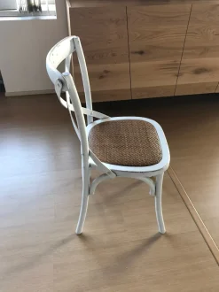 Sedia Country da cucina realizzata in legno scontata del 47%