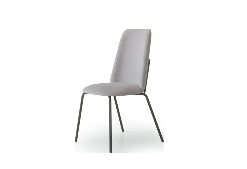 Sedia da cucina realizzata in tessuto Easy di Target point