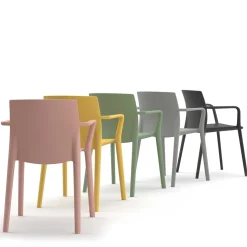 Sedia da cucina realizzata in plastica Klia di Kastel