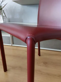 Sedia da soggiorno Venere di Julia arredo cuoio SCONTATA 25%