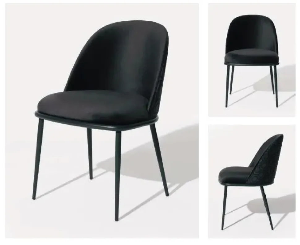 Sedia fissa Sedia imbottita varie colorazioni venice di Md work a prezzo scontato