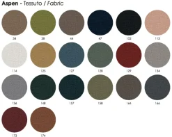 Sedia fissa Sedia in metallo con seduta e schienale imbottiti  di Md work in Offerta Outlet