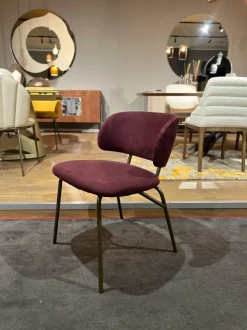 Sedia Futura  da cucina realizzata in tessuto scontata del 70%