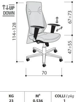 Sedia Galassia Las mobili a prezzo scontato