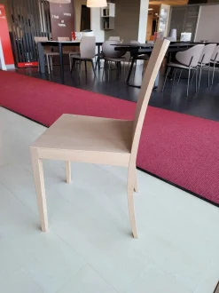 Sedia in legno senza braccioli Blondie in Offerta Outlet