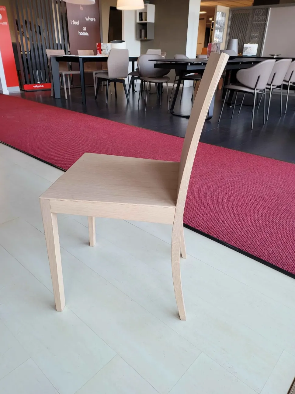 Sedia in legno senza braccioli Blondie in Offerta Outlet