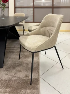 Sedia in metallo poltroncina Ginevra in Offerta Outlet