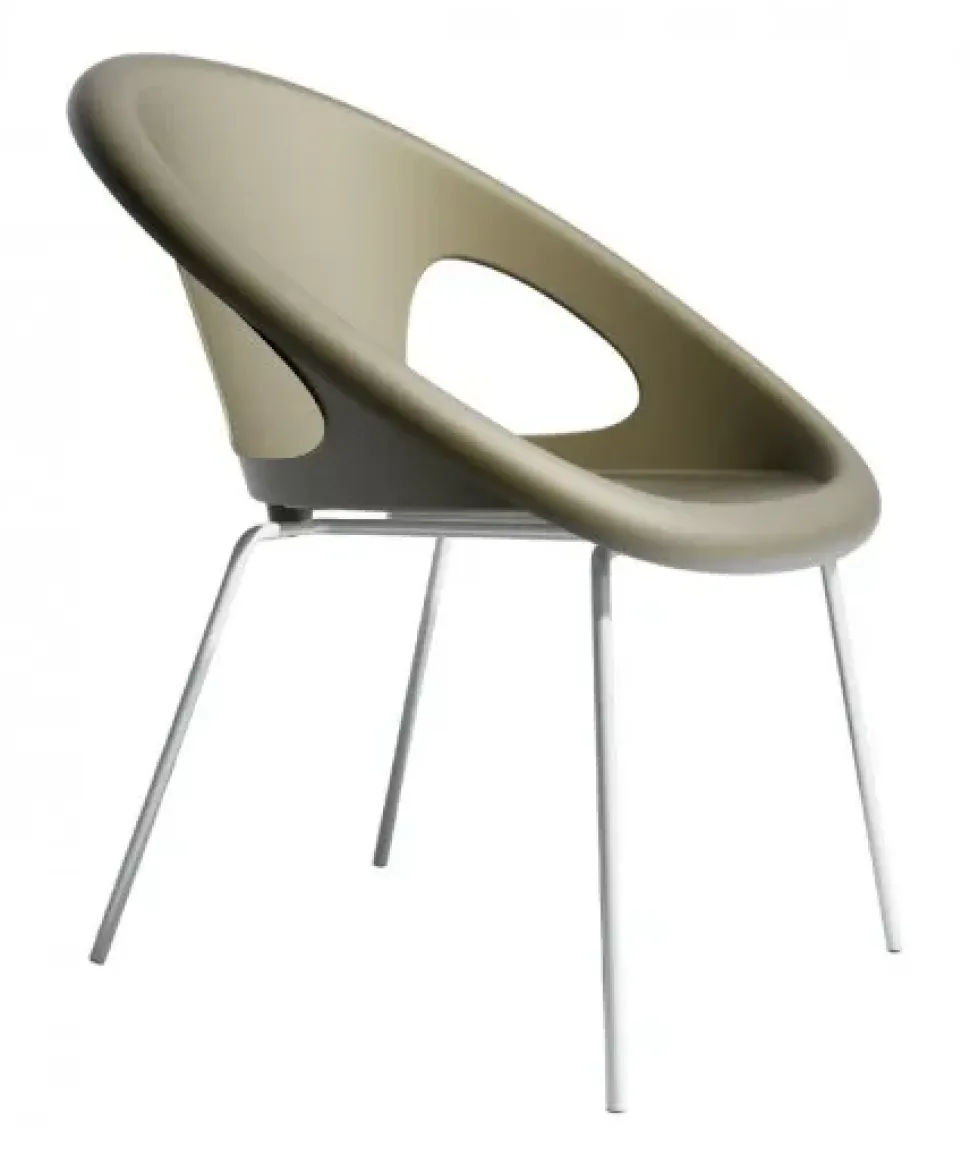 Sedia in plastica modello Drop di Scab