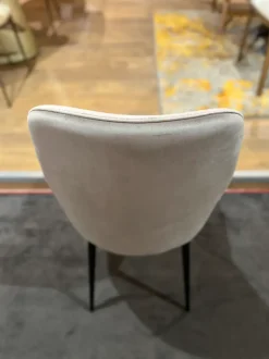 Sedia in tessuto con schienale alto Branch scontata