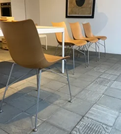 SEDIA Kartell P wood set sedie in legno curvato 3d kartell a PREZZO OUTLET