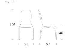 Sedia Lisetta Tonin casa SCONTATA a PREZZI OUTLET